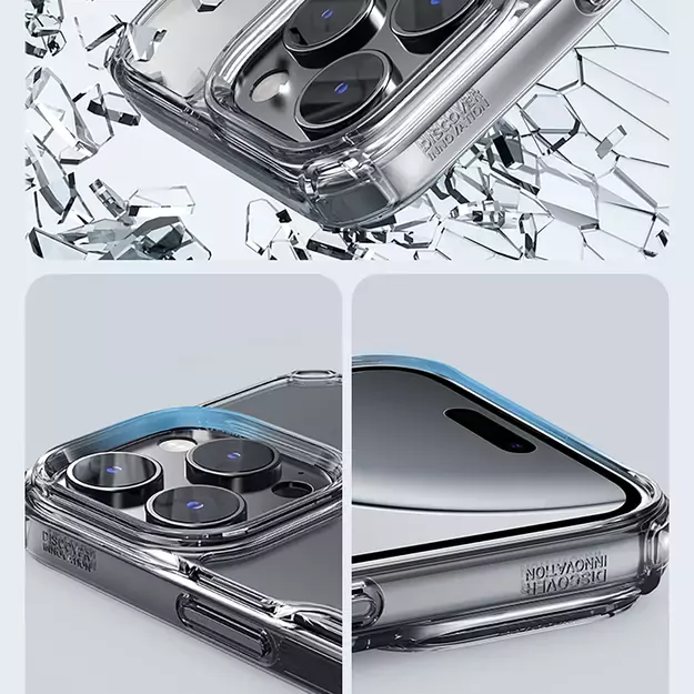 Nillkin Nature Pro Magnetic Case with MagSafe for iPhone 16 Pro - Transparent & White 22