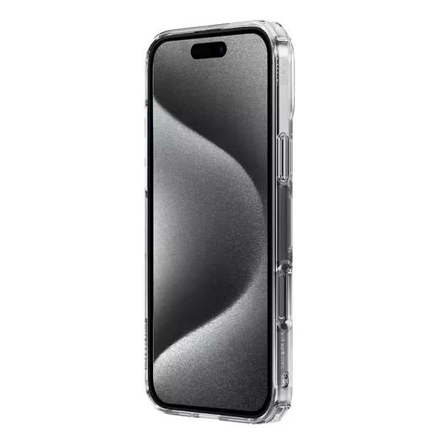 Nillkin Nature Pro Magnetic Case with MagSafe for iPhone 16 Pro - Transparent & White 16