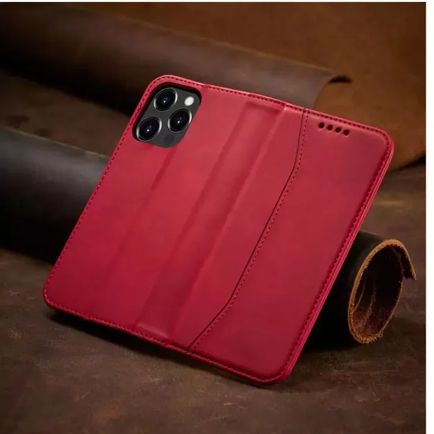 Magnet Fancy Case case for iPhone 14 Pro Max flip cover wallet stand red 22