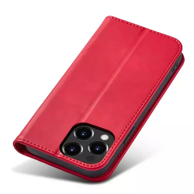 Magnet Fancy Case case for iPhone 14 Pro Max flip cover wallet stand red 15
