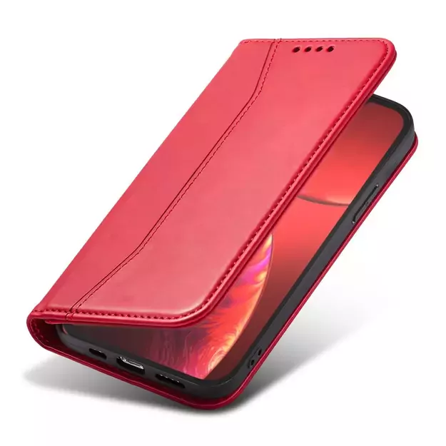 Magnet Fancy Case case for iPhone 14 Pro Max flip cover wallet stand red 21