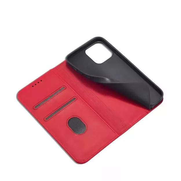 Magnet Fancy Case case for iPhone 14 Pro Max flip cover wallet stand red 18