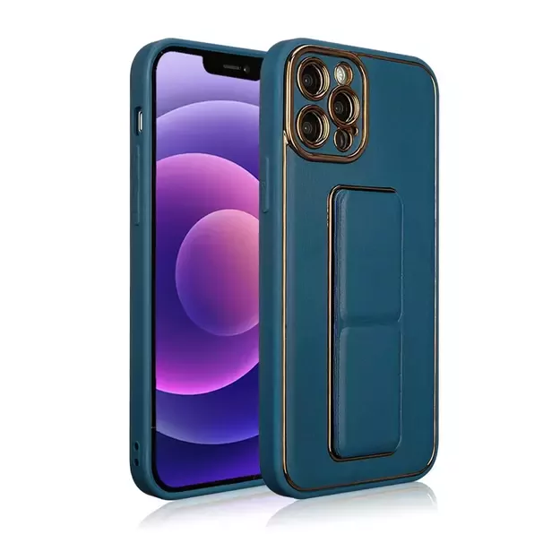 New Kickstand Case case for iPhone 13 Pro with stand blue 1