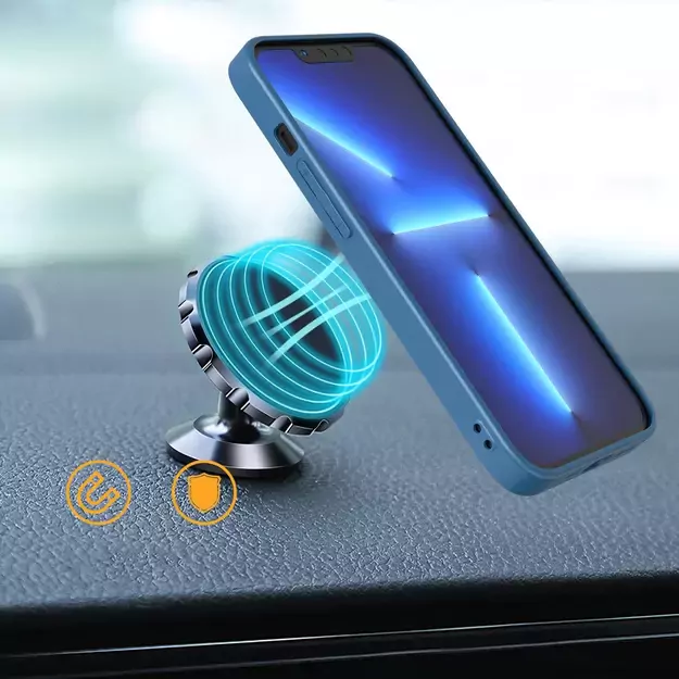 New Kickstand Case case for iPhone 13 Pro with stand blue 8