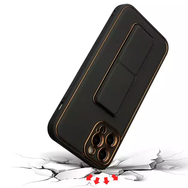 New Kickstand Case case for iPhone 12 Pro with stand black 9