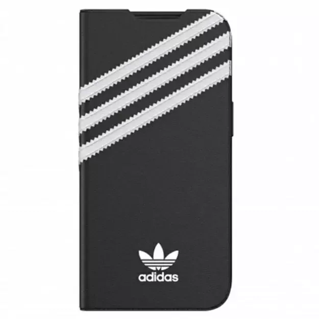 Adidas OR Booklet Case PU iPhone 13 Pro / 13 6,1  czarno biały/black white 47112 6