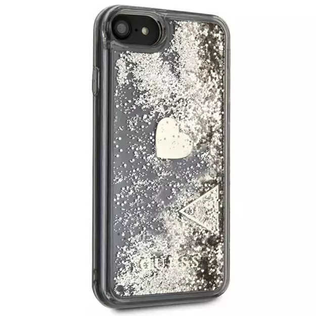 Guess GUOHCI8GLHFLGO iPhone 7/8/SE 2020 /SE 2022 gold/gold hard case Glitter Charms 10