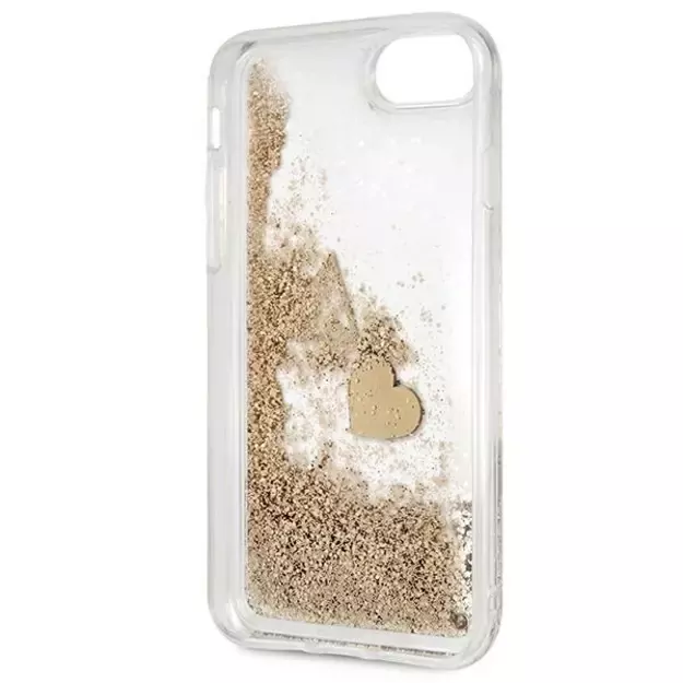Guess GUOHCI8GLHFLGO iPhone 7/8/SE 2020 /SE 2022 gold/gold hard case Glitter Charms 9