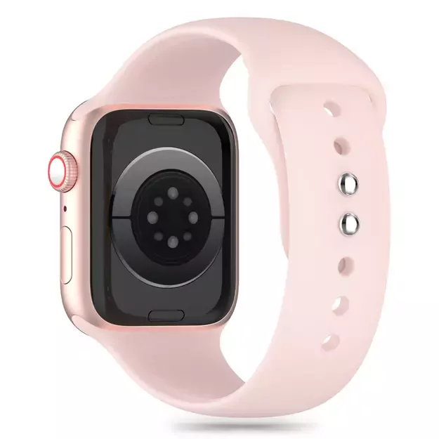 Tech-Protect Silicone Strap for Apple Watch 4 / 5 / 6 / 7 / 8 / 9 / SE (38 / 40 / 41 mm) - Pink 1