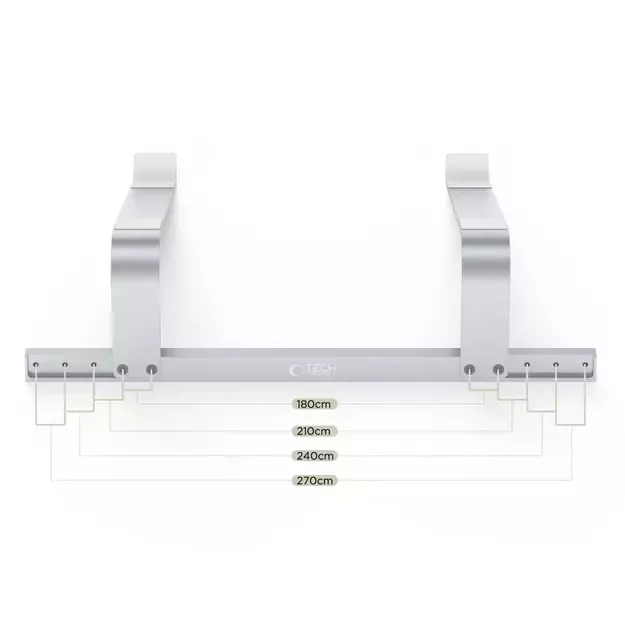 Tech-Protect ULS100 universal stand for laptops up to 16&quot  - silver 6