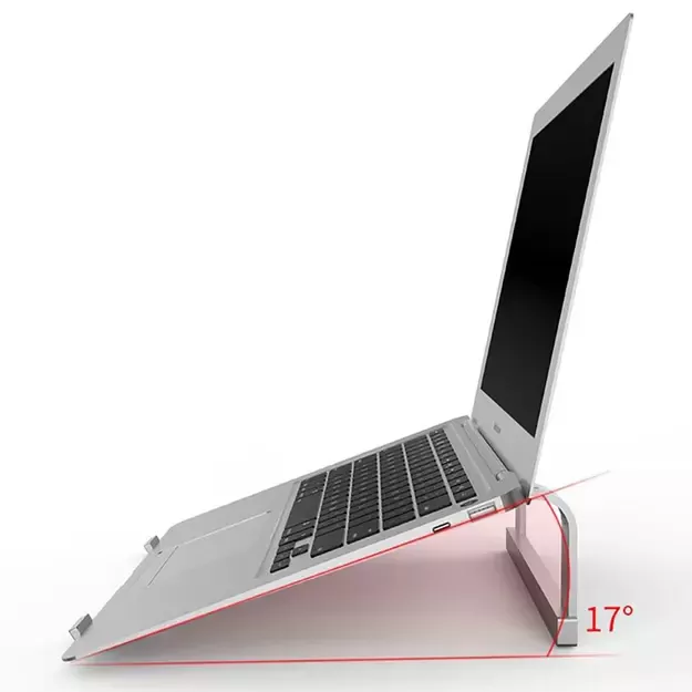 Tech-Protect ULS100 universal stand for laptops up to 16&quot  - silver 4