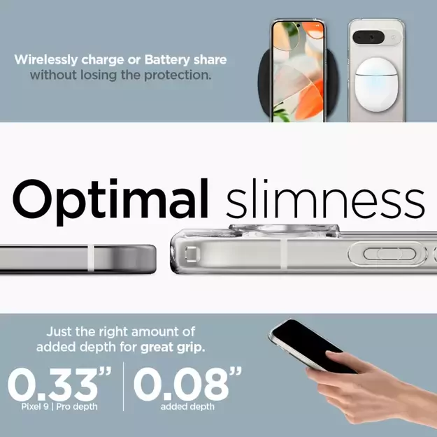 Spigen Ultra Hybrid Case for Google Pixel 9 / 9 Pro - Transparent 35