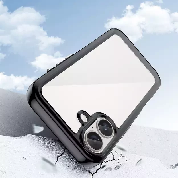 Outer Space Case with Gel Frame for iPhone 16 - Black 9