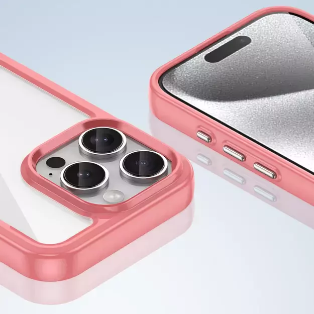 Outer Space Case with Gel Frame for iPhone 16 Pro - Red 5