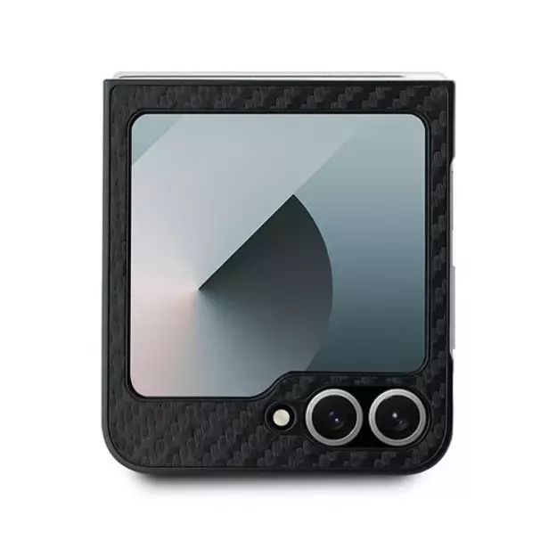 BMW Carbon Blue Line Case for Samsung Galaxy Z Flip 6 - Black 2