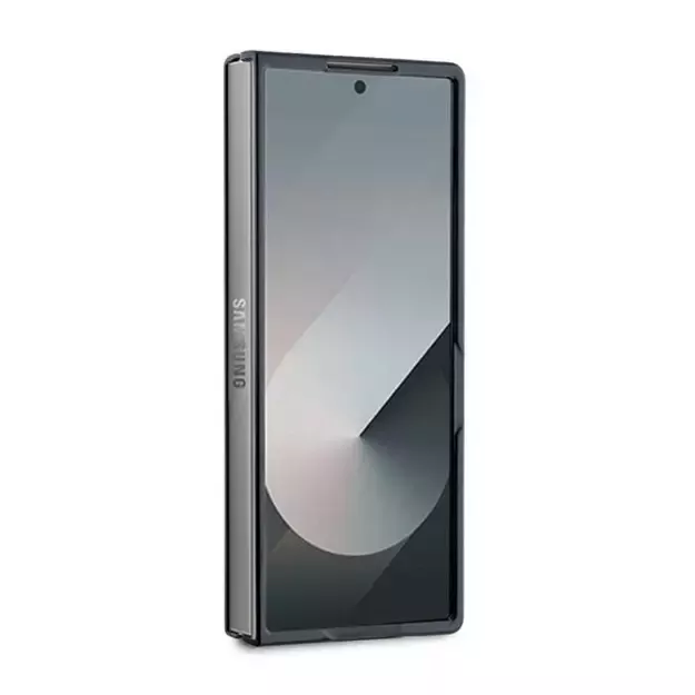 DKNY Repeat Pattern Stack Logo Case for Samsung Galaxy Z Fold6 - Black 2