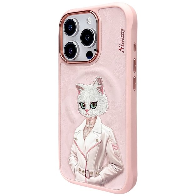 Nimmy Magnetic fashion cute pet MagSafe case for iPhone 16 Pro Max - pink 1