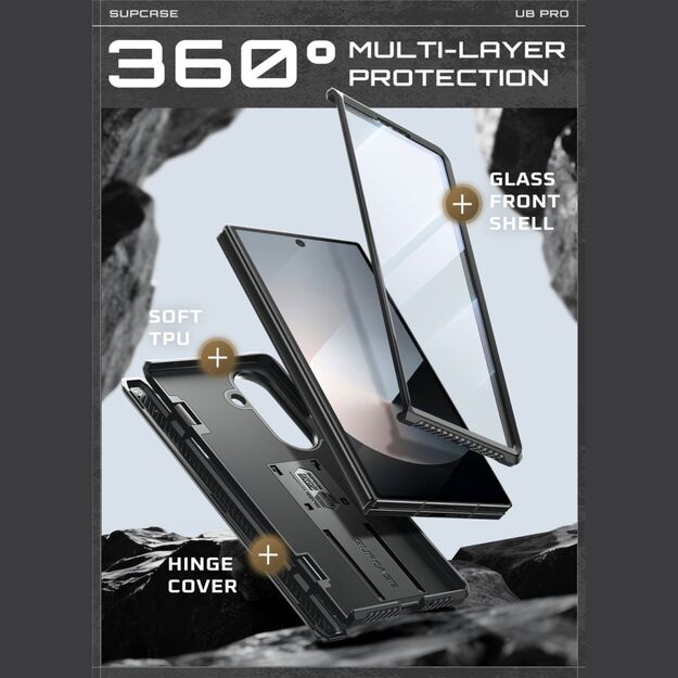 Supcase Unicorn Beetle Pro Case for Samsung Galaxy Z Fold 7 - Black 3