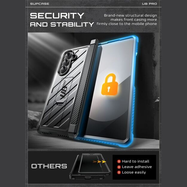 Supcase Unicorn Beetle Pro Case for Samsung Galaxy Z Fold 7 - Black 5