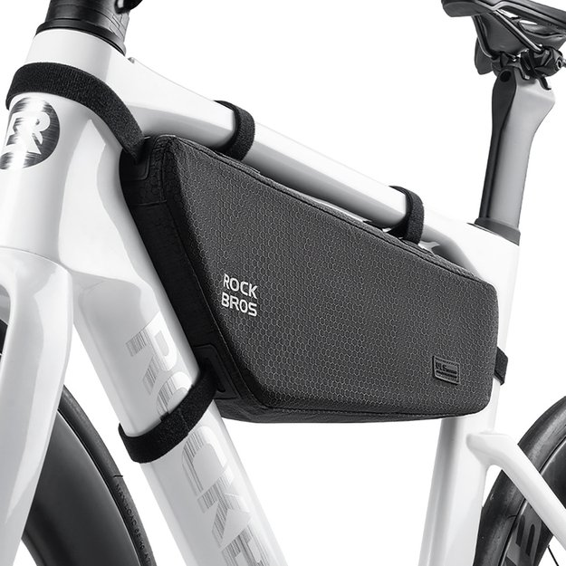 Rockbros Bike Bag for Frame Under Top Tube 2.9l - Black 8