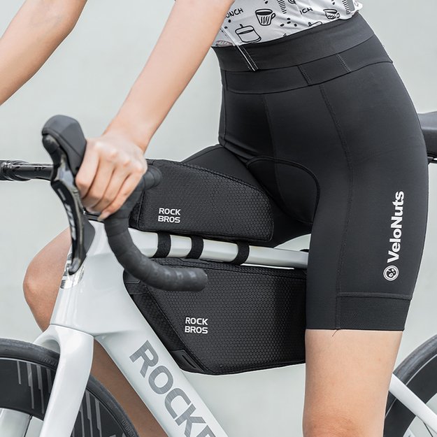 Rockbros Bike Bag for Frame Under Top Tube 2.9l - Black 4
