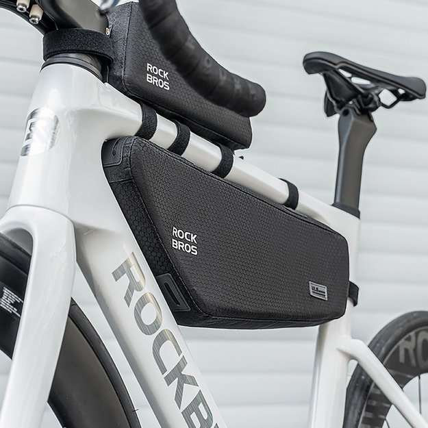 Rockbros Bike Bag for Frame Under Top Tube 2.9l - Black 3