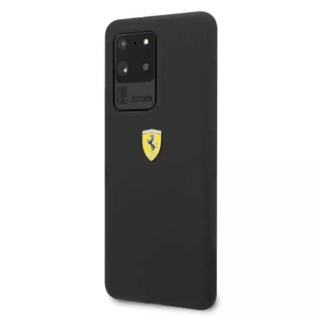 Ferrari Hardcase FESSIHCS69BK S20 Ultra G988 black/black Silicone 7