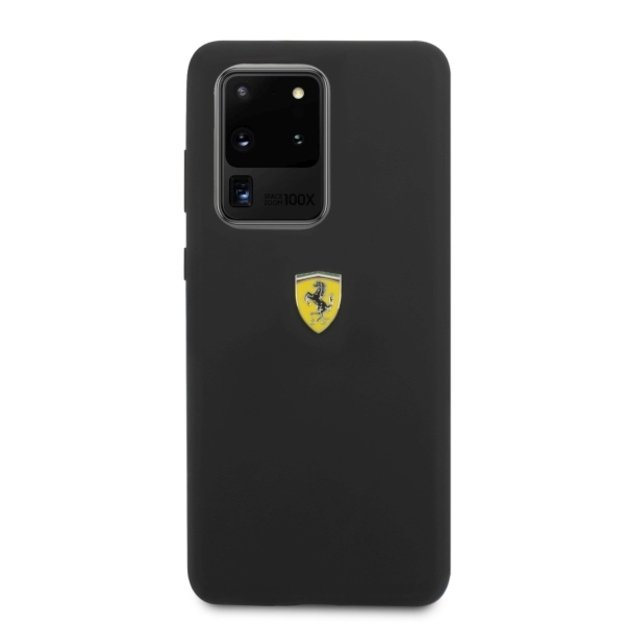 Ferrari Hardcase FESSIHCS69BK S20 Ultra G988 black/black Silicone 2