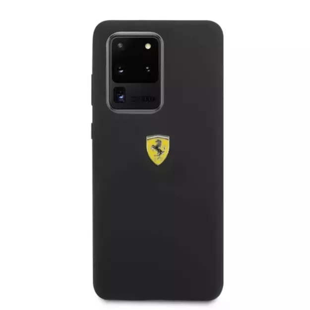 Ferrari Hardcase FESSIHCS69BK S20 Ultra G988 black/black Silicone 8