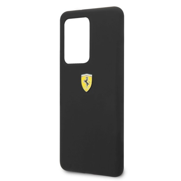 Ferrari Hardcase FESSIHCS69BK S20 Ultra G988 black/black Silicone 4