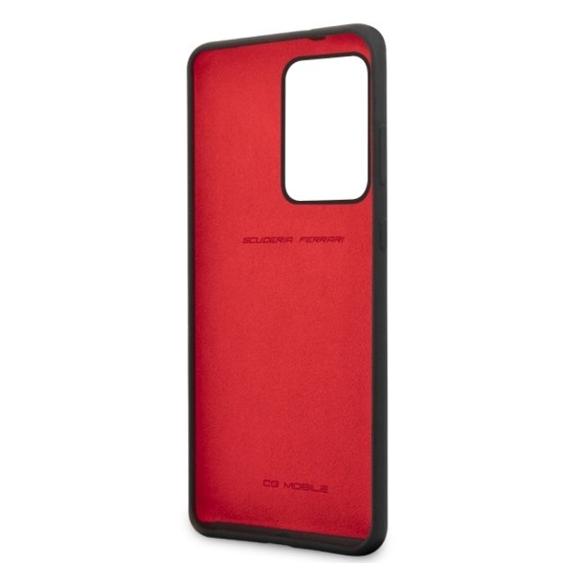 Ferrari Hardcase FESSIHCS69BK S20 Ultra G988 black/black Silicone 5