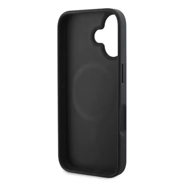 Guess Peony Script MagSafe iPhone 16 Plus Case - Black 6