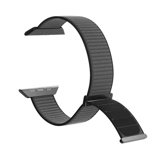 Puro Sport Nylon Strap for Apple Watch 38 / 40 / 41 mm - Black 2