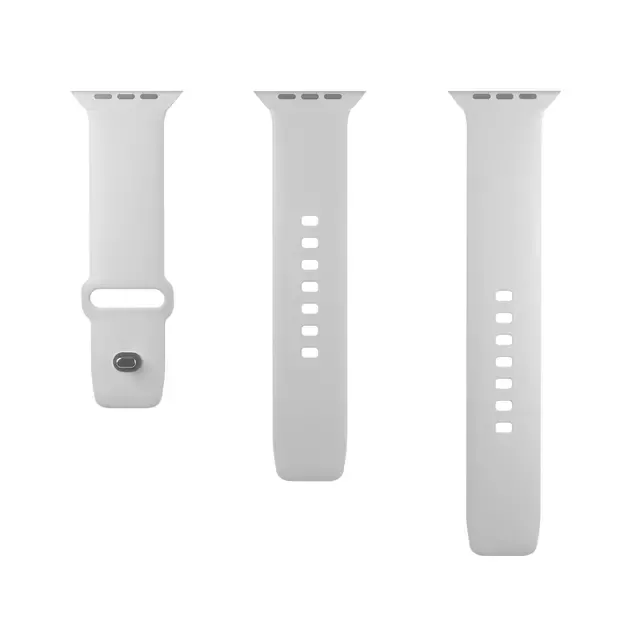 Puro Icon Silicone Strap for Apple Watch 38 / 40 / 41 mm - White (2 pcs.) 3