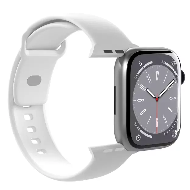 Puro Icon Silicone Strap for Apple Watch 38 / 40 / 41 mm - White (2 pcs.) 2