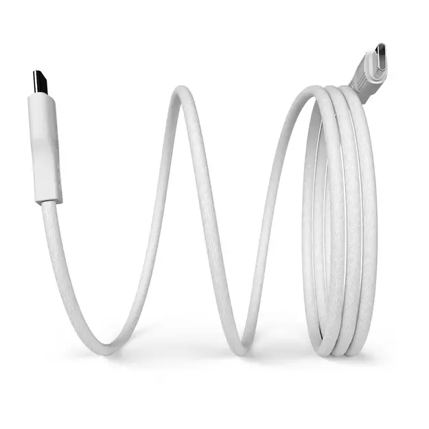 Puro Magnetic USB-C - USB-C 60W USB 3.2 (20 Gbps) 1m Magnetic Cable - White 2
