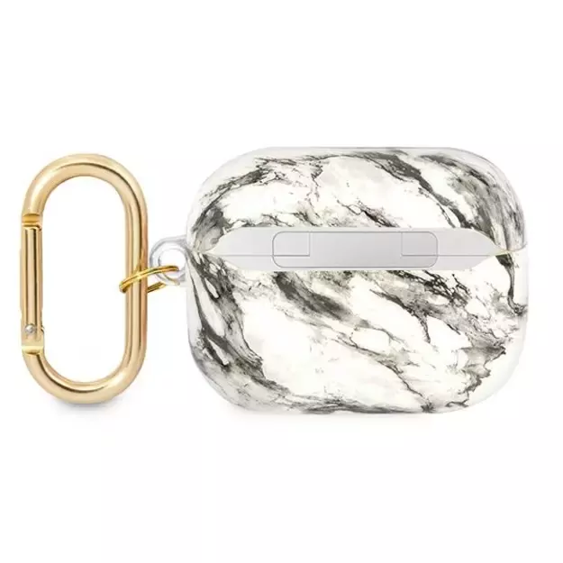 Guess GUAPHCHMAG AirPods Pro cover grey/grey Marble Strap Collection 1