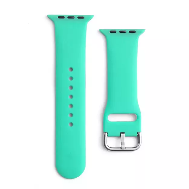 Silicone Strap APS for Apple Watch 42/44/45mm Strap Watch Bracelet - Mint