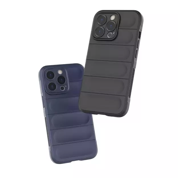 Magic Shield Case case for iPhone 13 Pro Max flexible armored case dark blue 25