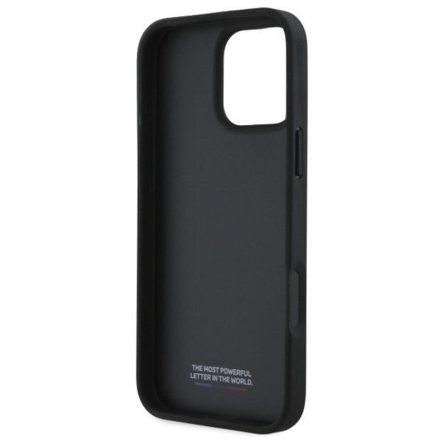 BMW Smooth Rubber Logo iPhone 16 Pro Max Case - Black 6