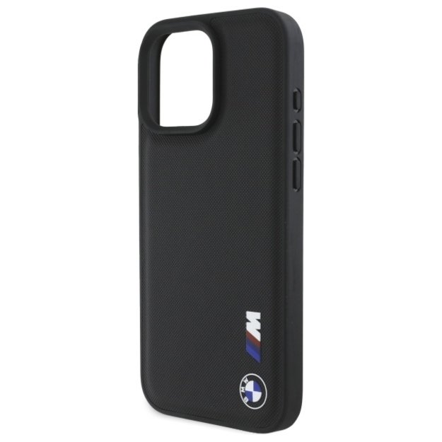 BMW Smooth Rubber Logo iPhone 16 Pro Max Case - Black 5