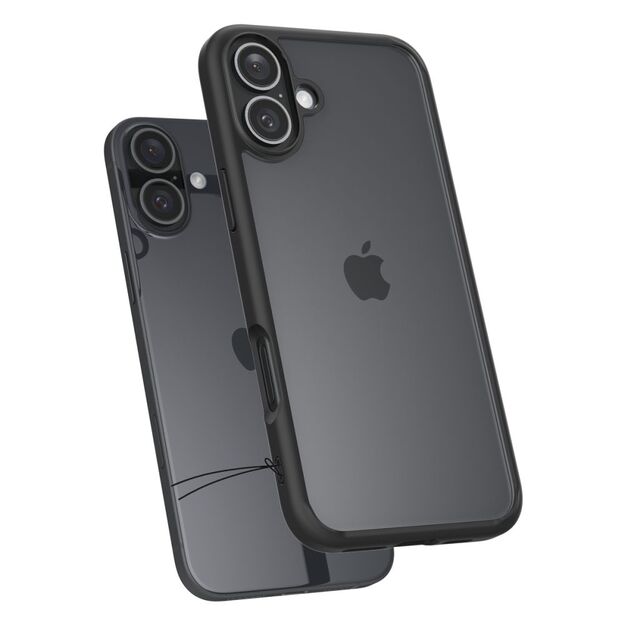 Spigen Ultra Hybrid iPhone 16 Case - Matte Black 6