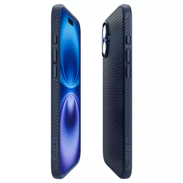 Spigen Liquid Air iPhone 16 Case - Blue 6
