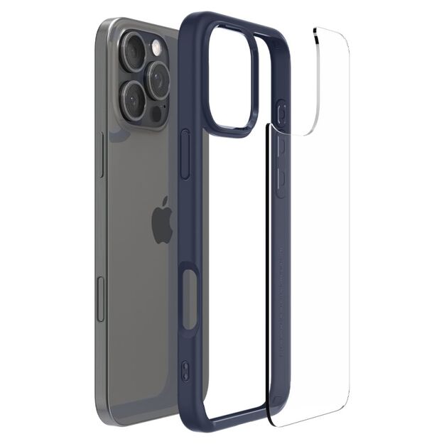Spigen Ultra Hybrid iPhone 16 Pro Max Case - Blue 7