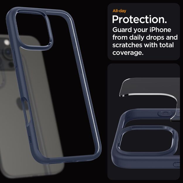 Spigen Ultra Hybrid iPhone 16 Pro Max Case - Blue 10