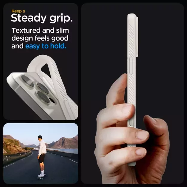 Spigen Liquid Air Case for iPhone 16 Pro Max - Titanium 7