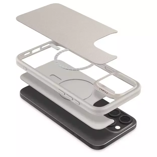 Spigen Cyrill Kajuk MagSafe iPhone 16 Pro Max Case - Beige 6