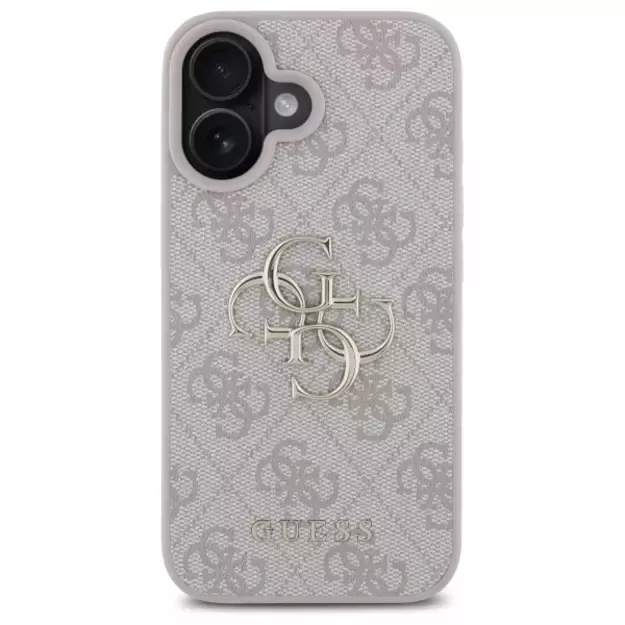 Guess 4G Big Logo iPhone 16 Plus Case - Pink 9