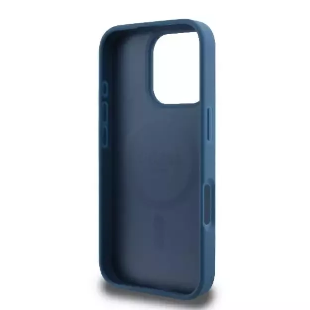 Guess 4G Printed Stripes MagSafe case for iPhone 16 Pro - blue 13