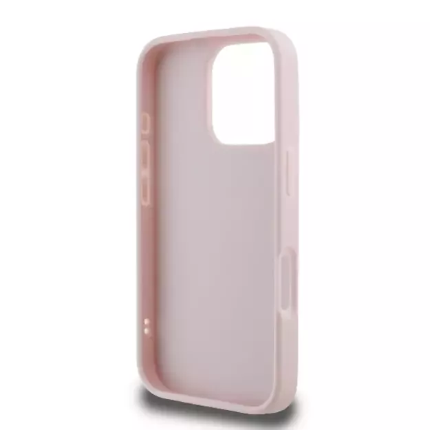 Karl Lagerfeld Quilted Signature iPhone 16 Pro Case - Pink 13